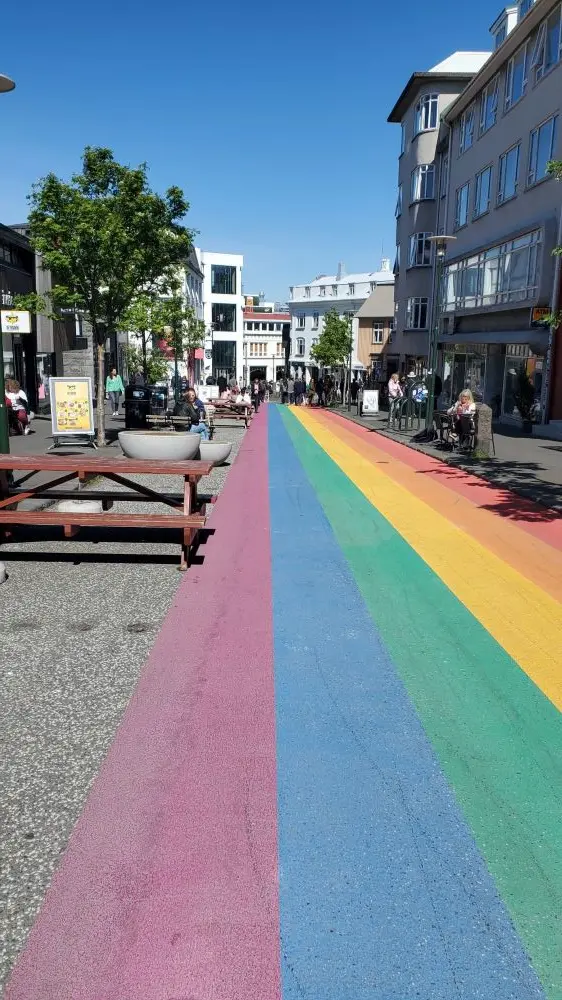 Reykjavik Rainbow road